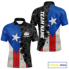 Load image into Gallery viewer, Puerto Rico Flag Custom Bowling Team Shirts For Men, Patriotic Bowling League Shirt IPHW10719