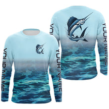 Load image into Gallery viewer, Sailfish Fishing Custom Performance Fishing Gear Shirts, Sailfish Long Sleeve Fishing Shirts IPHW6817