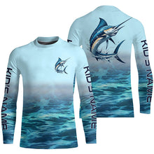 Load image into Gallery viewer, Marlin Fishing Custom Performance Fishing Gear Shirts, Marlin Long Sleeve Fishing Shirts IPHW6820