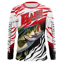 Load image into Gallery viewer, Personalized Bass master Fishing jerseys, Largemouth Bass Long sleeve performance Fishing Shirts IPHW3358