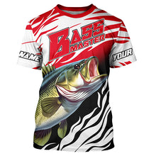 Load image into Gallery viewer, Personalized Bass master Fishing jerseys, Largemouth Bass Long sleeve performance Fishing Shirts IPHW3358