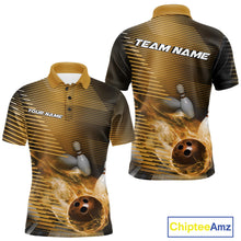 Load image into Gallery viewer, Custom Multi-Color Flame Bowling Tournament Shirts For Men, Women And Kid, Fire Bowling Jerseys IPHW9379