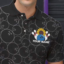 Load image into Gallery viewer, Custom Sunflower Bowling Polo Shirts For Men, Sunflower Bowling Team Jerseys IPHW8436