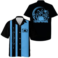 Load image into Gallery viewer, Custom Classic Vintage Bowling Team Shirts, 50S Retro Bowling Button Up Shirt IPHW10088