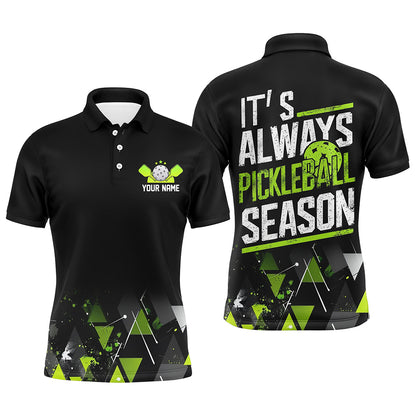 "It'S Always Pickleball Season" Men'S Pickleball Outfits Custom Pickleball Team Uniform | Green IPHW6915