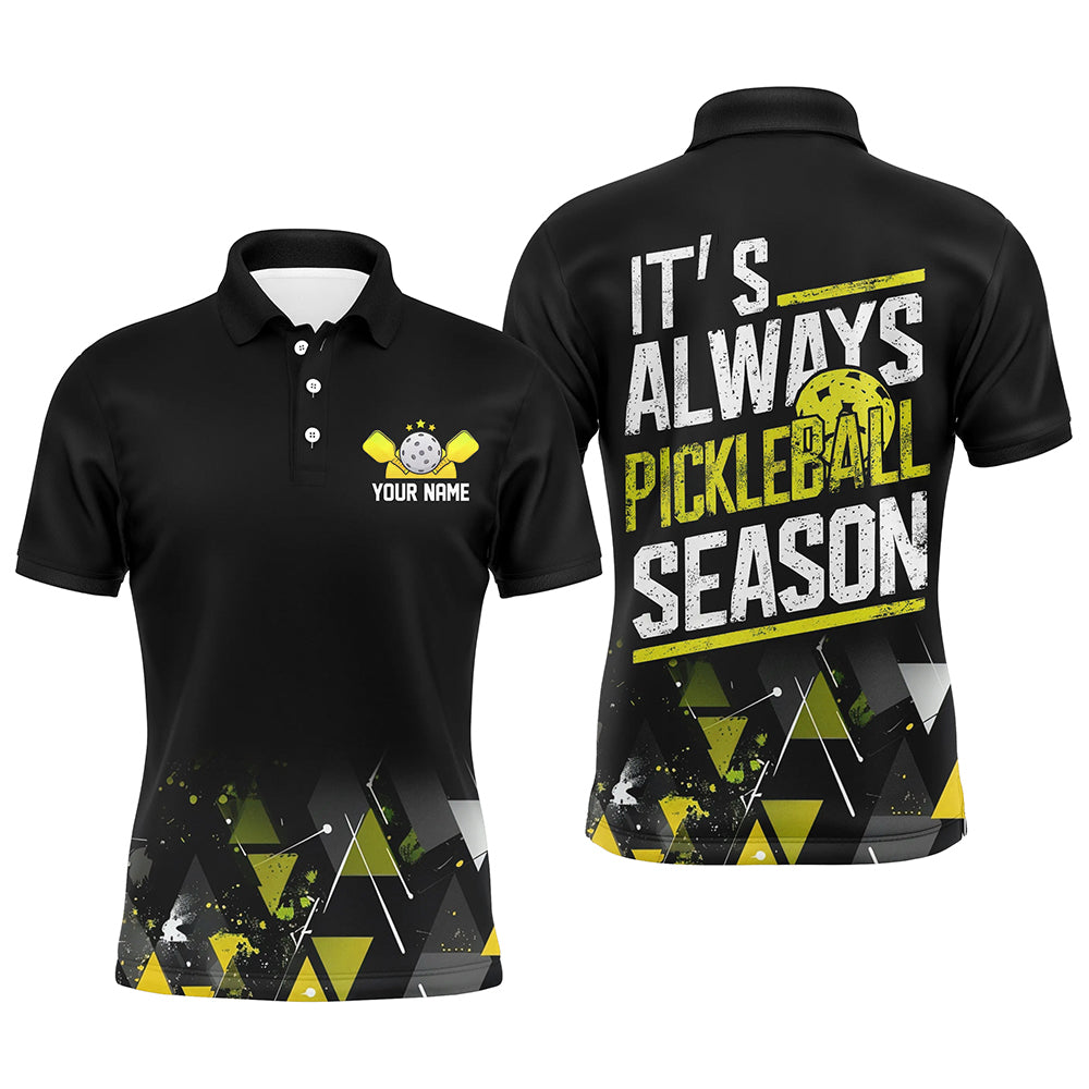 "It'S Always Pickleball Season" Men'S Pickleball Outfits Custom Pickleball Team Uniform | Yellow IPHW6916