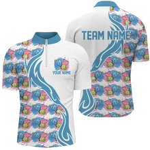 Load image into Gallery viewer, Custom Watercolor Pickleball Shirts For Men, Blue And Pink Pickleball Outfit For Team IPHW6938