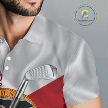 Load image into Gallery viewer, Custom Florida State Flag Golf Club Patriotic Golf Team Shirt For Men, Golfer Outfits IPHW10580