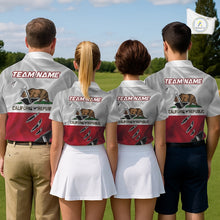 Load image into Gallery viewer, Custom California State Flag Golf Club Golf Team Shirt For Men, Golfer Outfits IPHW10581