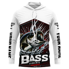 Load image into Gallery viewer, Custom Largemouth Bass Fishing Jerseys, Bass Long Sleeve Tournament Fishing Shirts For Men And Women IPHW5824