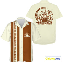 Load image into Gallery viewer, Custom Classic Vintage Bowling Team Shirts, 50S Retro Bowling Button Up ShirtIPHW10868