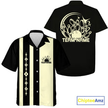 Load image into Gallery viewer, Custom Classic Vintage Bowling Team Shirts, 50S Retro Bowling Button Up ShirtIPHW10871