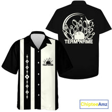 Load image into Gallery viewer, Custom Classic Vintage Bowling Team Shirts, 50S Retro Bowling Button Up ShirtIPHW10871
