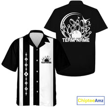 Load image into Gallery viewer, Custom Classic Vintage Bowling Team Shirts, 50S Retro Bowling Button Up ShirtIPHW10871