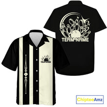 Load image into Gallery viewer, Custom Classic Vintage Bowling Team Shirts, 50S Retro Bowling Button Up ShirtIPHW10873