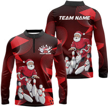 Load image into Gallery viewer, Pink Custom Christmas Bowling Team Shirts For Men, Xmas Bowling Team Outfits Christmas Gifts IPHW7858