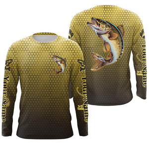 Personalized Walleye Fishing Jerseys, Walleye Tournament Fishing Shirts IPHW5718