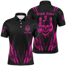 Load image into Gallery viewer, Custom Bowling Shirts For Men And Women, Multi-Color Bowling Pin Skull Team Shirts Tournament Jerseys IPHW6585