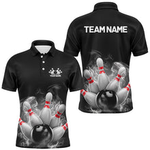 Load image into Gallery viewer, Custom Smoke Bowling Shirts For Men, Bowling Uniform Team Bowling Jerseys IPHW7373
