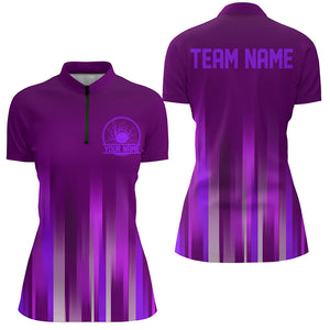 Custom Green Bowling Shirts For Women, Bowling Logo Team Bowling Jerseys, Bowler Outfit IPHW5210