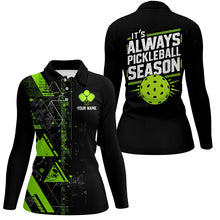 Load image into Gallery viewer, It'S Always Pickleball Season Custom Womens Pickleball Polo Shirts, Pickleball Uniforms IPHW6911