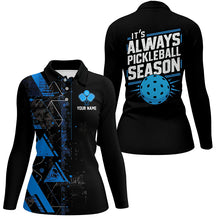 Load image into Gallery viewer, It'S Always Pickleball Season Custom Womens Pickleball Polo Shirts, Pickleball Uniforms IPHW6912