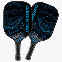 Load image into Gallery viewer, Personalized Blue Pickleball Paddles With Name, Pickleball Tournaments Paddle For Team, Pickleball Gifts IPHW7231