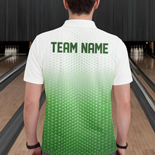 Load image into Gallery viewer, Custom Name Green Bowling Jerseys For Men, Bowling League Polo Shirt Bowler Outift IPHW10658
