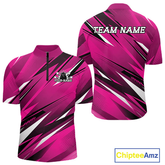 Pink sports jersey with black and white patterns, 'Team Name' text, and Chiptee Amz branding.