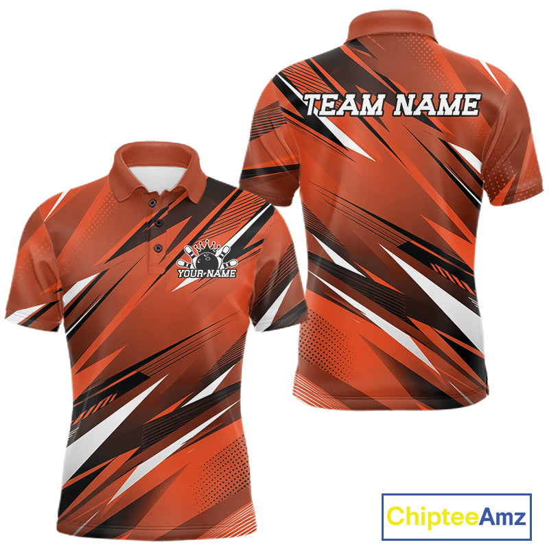 Orange and black sports jersey with 'Team Name' text on a white background
