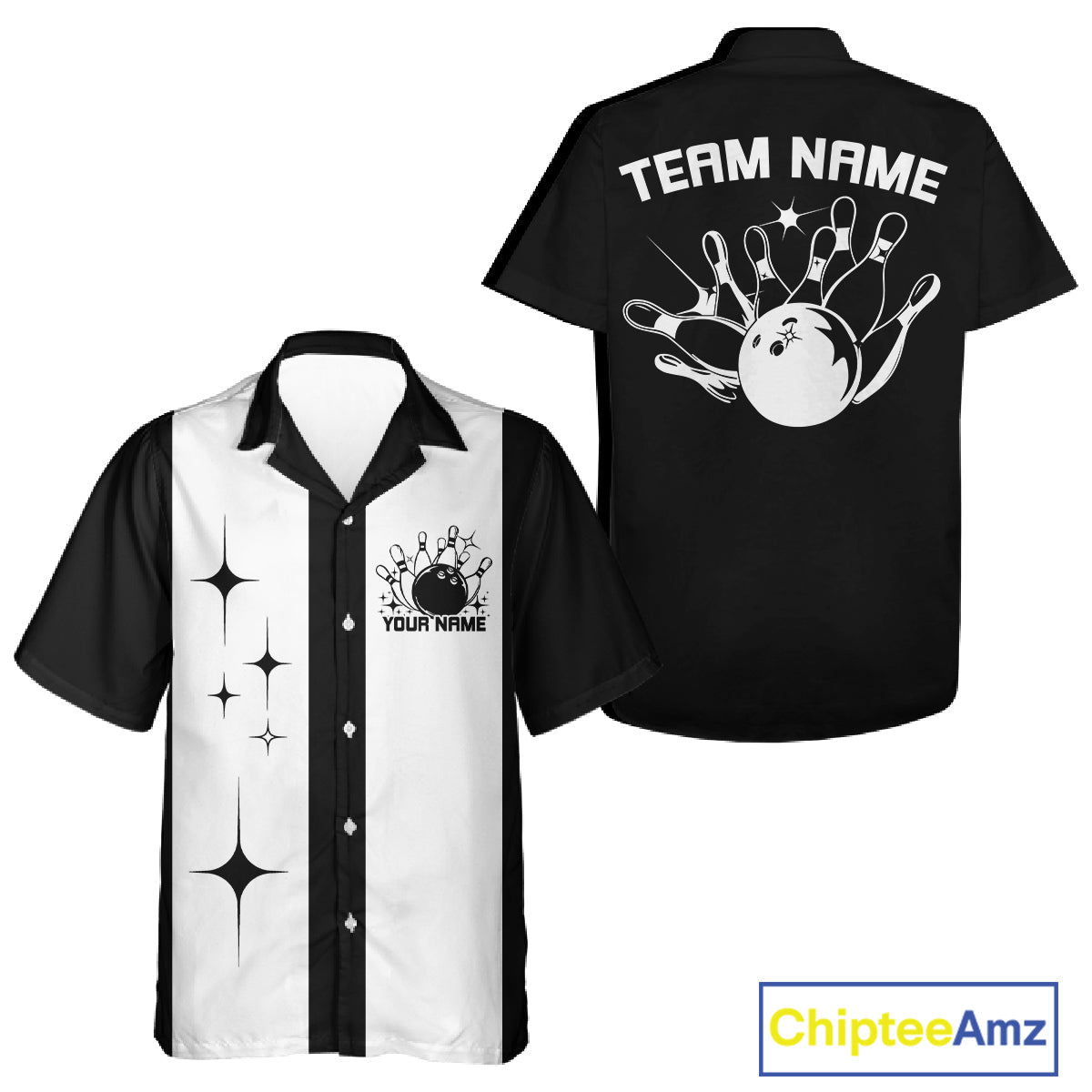 Custom Classic Vintage Bowling Men And Women Shirt, Retro Bowling Team Shirt IPHW10069