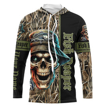 Load image into Gallery viewer, Fish Reaper Camo Customize Name 3D All Over Printed Fishing Shirts, Personalized Gifts NQS212