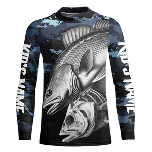 Redfish drum Fishing Fish Reaper Customize Fishing camo UV protection fishing shirts for men, women NQS5916