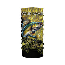 Load image into Gallery viewer, Walleye fishing customize name all over print shirts personalized fishing gift NQS228