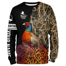 Load image into Gallery viewer, Pheasant Hunting Camo Customize Name 3D All Over Printed Shirts Personalized Hunting gifts NQS631