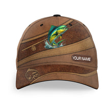 Load image into Gallery viewer, Mahi mahi fishing hats for men, women custom name baseball best Dorado fisherman fishing hats NQS5620