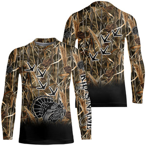 Turkey hunting camo clothing, Turkey hunt Customize Name 3D All Over Printed Shirts NQS1608