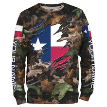 Load image into Gallery viewer, Texas Hunting Camo Customize Name 3D All Over Printed Shirts Personalized gift For Men, women, Kid NQS6814