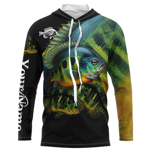 Bluegill Fishing Customize UV protection long sleeves fishing shirts, Personalized Fishing Gift NQS2090