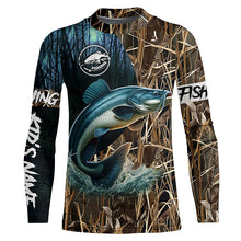 Load image into Gallery viewer, Catfish Fishing Customize Name 3D All Over Printed Shirts For Men, women, kid Personalized Fishing Gift NQS285