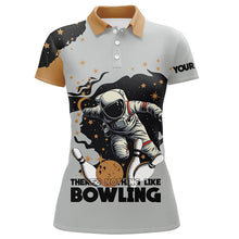 Load image into Gallery viewer, Bowling Astronaut in Space There's nothing like bowling Custom Women Bowling Team Shirts Bowler Outfit NQS8256