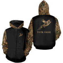 Load image into Gallery viewer, Pheasant Hunting Camo Customize Name 3D All Over Printed Shirts Personalized Hunting gifts NQS837