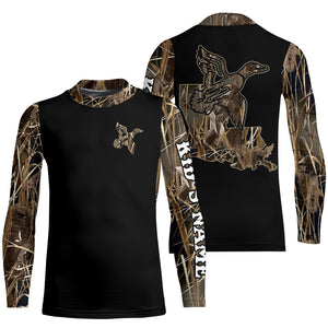 Louisiana duck hunting Waterfowl Camo Customize 3D All Over Printed Shirts Personalized Hunting gift NQS2643