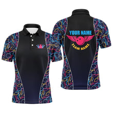 Load image into Gallery viewer, Custom bowling shirt for men – personalized team jersey front view