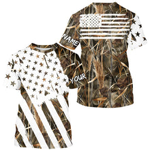 Load image into Gallery viewer, American flag camo fishing personalized patriotic UV Protection camouflage Fishing jerseys NQS8968