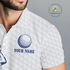Red, White and Blue American Flag Golf polo shirts For Men Custom patriotic mens golf top NQS9987