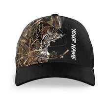 Load image into Gallery viewer, Snook Fishing Tattoo camo Custom fishing hat Unisex Fishing Baseball Angler camo hat NQS2675