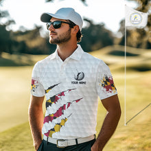 Load image into Gallery viewer, Personalized Maryland Flag Men golf polo shirts, Custom Patriotic Golf Team Shirts For men NQS10157