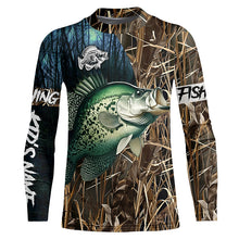 Load image into Gallery viewer, Crappie Fishing Customize Name 3D All Over Printed Shirts, Personalized Fishing Gift NQS306