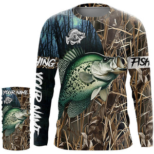 Crappie Fishing Customize Name 3D All Over Printed Shirts, Personalized Fishing Gift NQS306